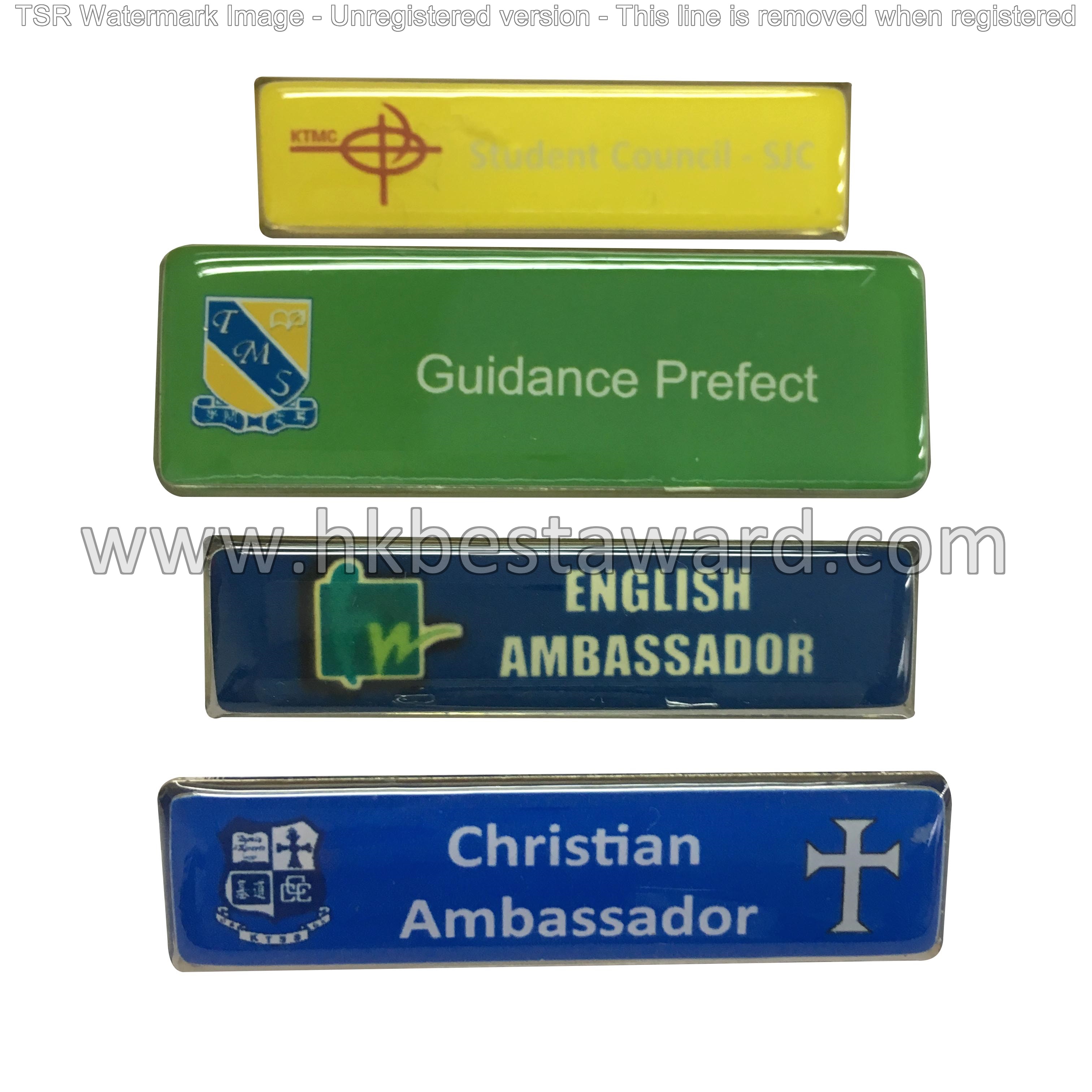 學校襟章 學生襟章 Student Ambassador Badge 學生大使襟章